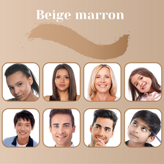 Camouflage vitiligo avant après