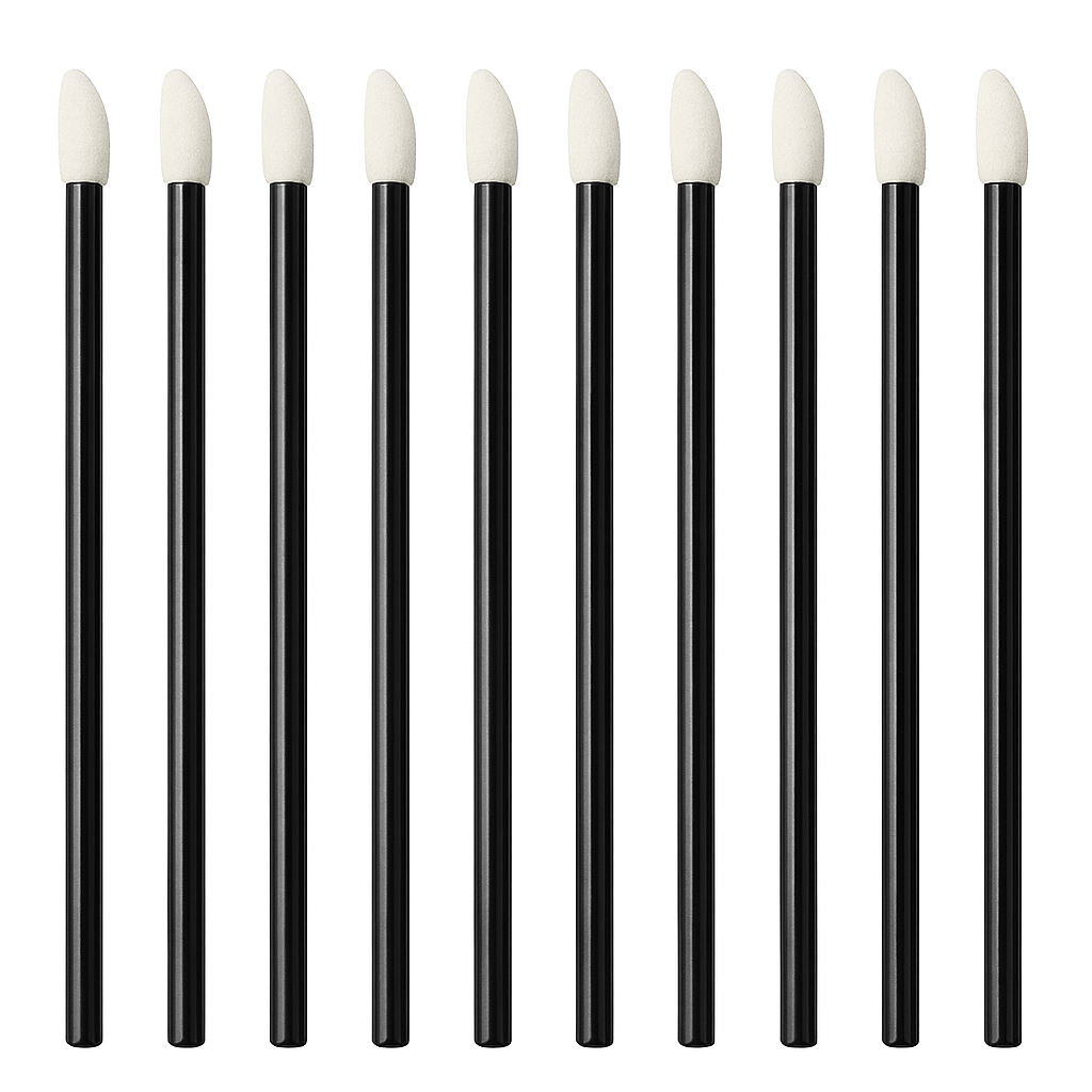 Applicateur noir, lotion autobronzante, précision visage & corps